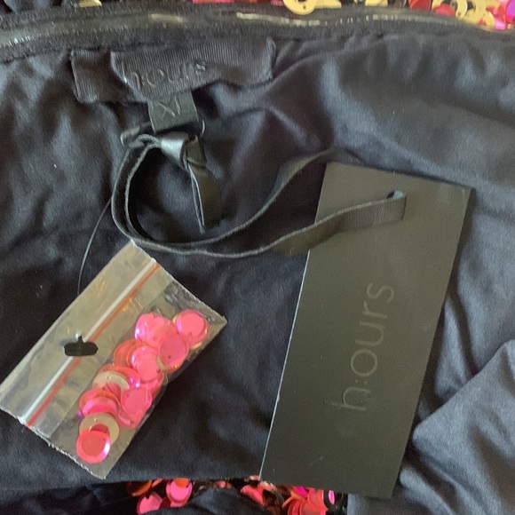 REVOLVE h:ours Sybila Mini Dress in Fuchsia & Gold - Picture 5 of 7